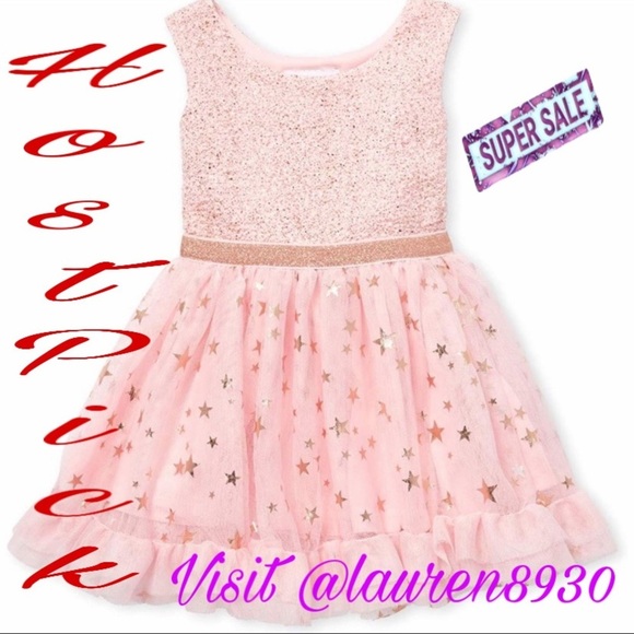 Baby Girls Sleeveless Foil Print Jacquard Dress - Picture 2 of 5